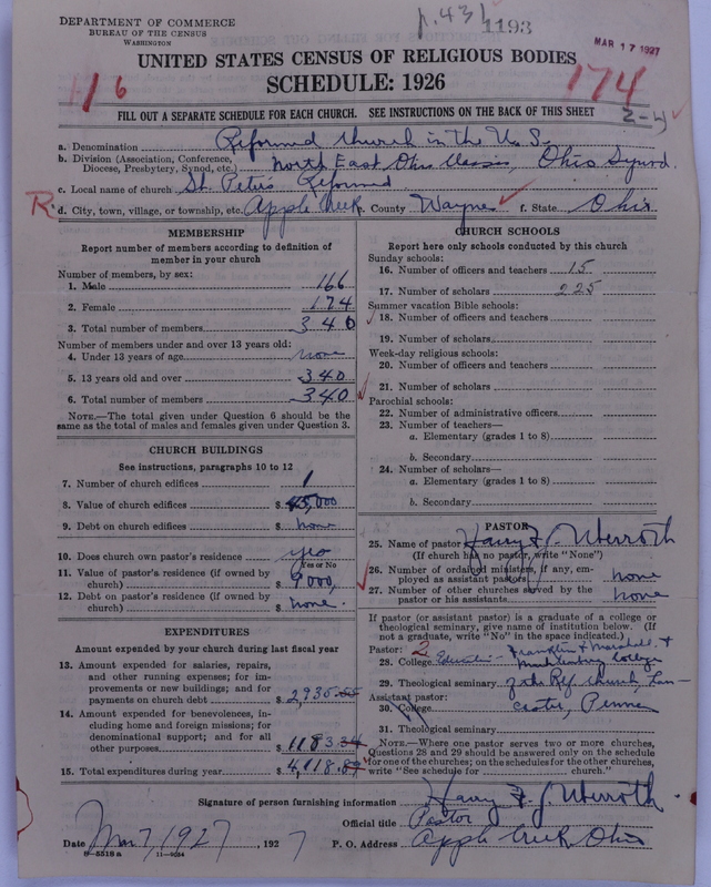 Scan of Reformed Church in the United States: 1193