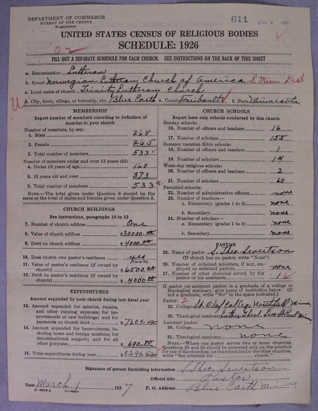 Scan of Norwegian Lutheran Church of America: 611