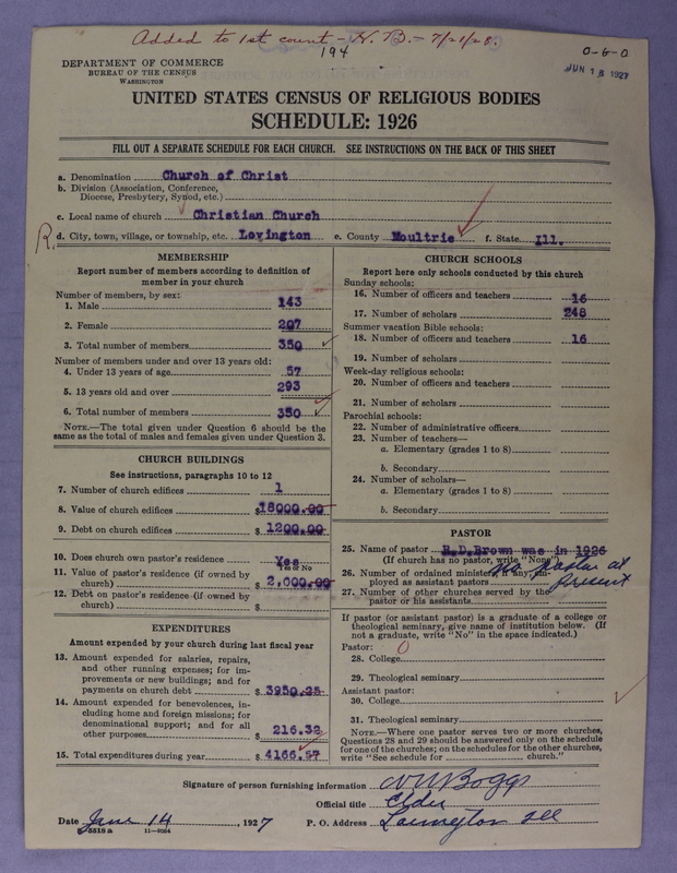 Scan of Disciples of Christ: