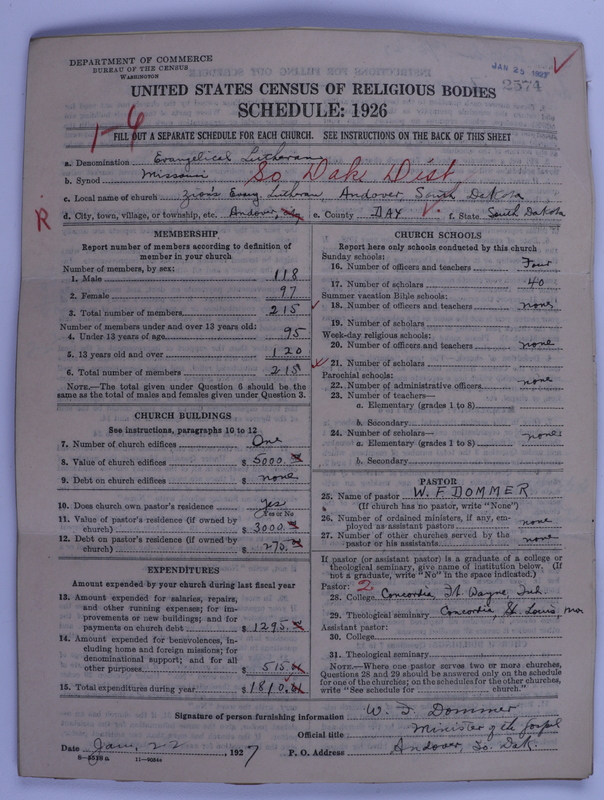 Scan of Evangelical Lutheran Synodical Conference of America: Evangelical Lutheran Synod of Missouri, Ohio, and Other States: 2574