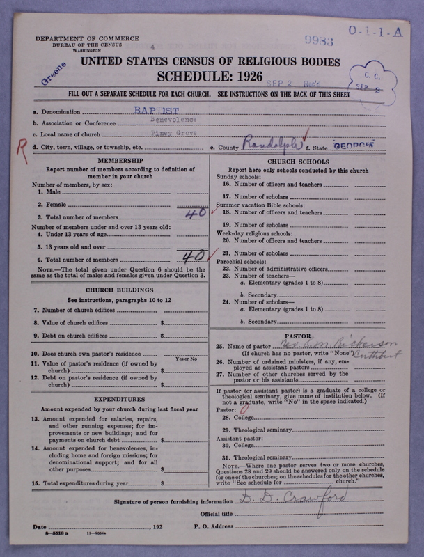 Scan of Negro Baptists: 9983