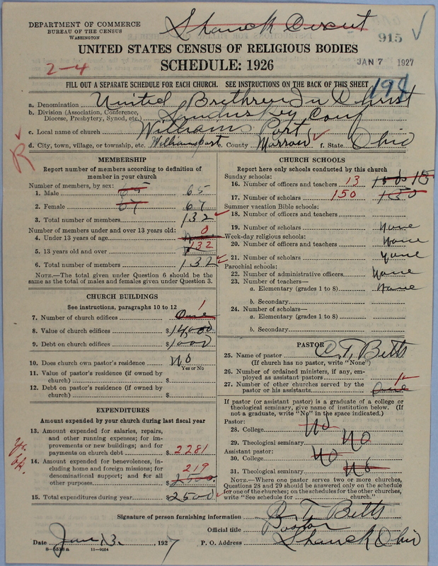 Scan of Church of the United Brethren in Christ: 915