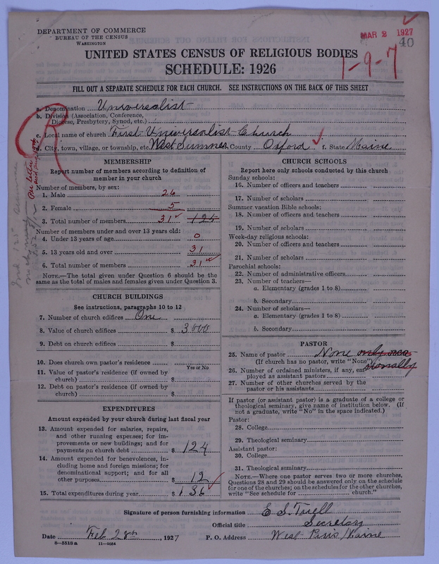 Scan of Universalist Church: 40