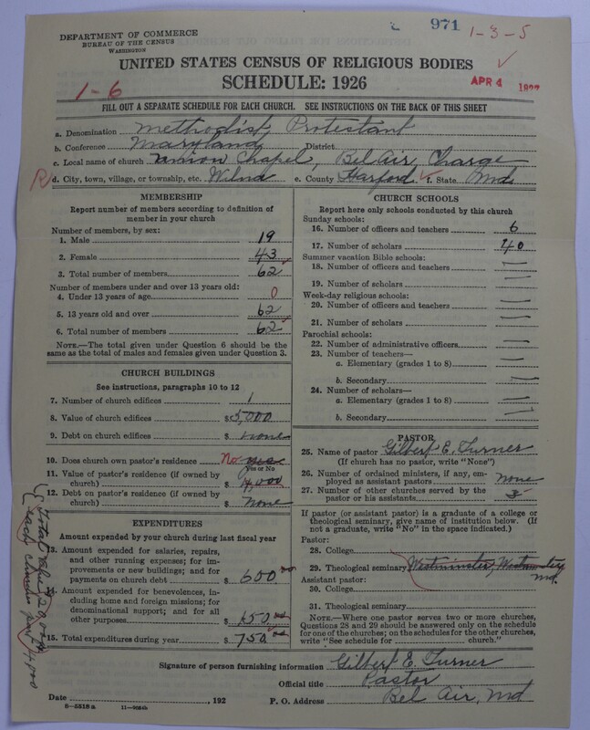 Scan of Methodist Protestant Church: 971