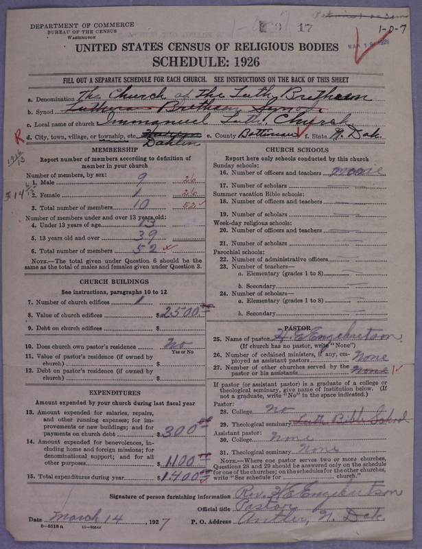 Scan of Church of the Lutheran Brethren of America: 17