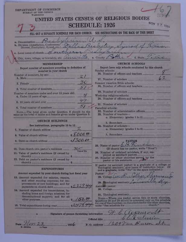 Scan of Presbyterian Church in the United States: 3366