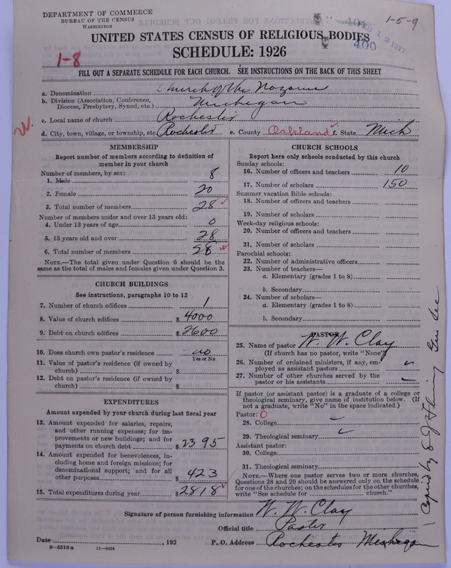 Scan of Church of the Nazarene: 400