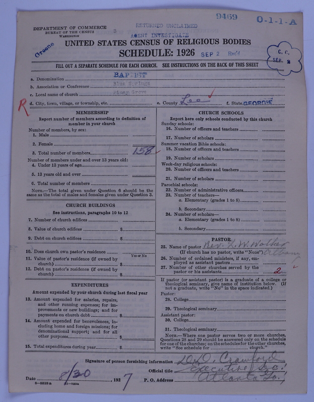 Scan of Negro Baptists: 9469