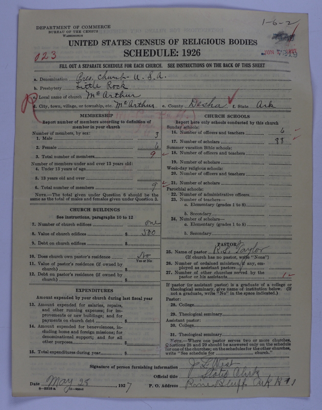 Scan of Presbyterian Church in the United States of America: 7219