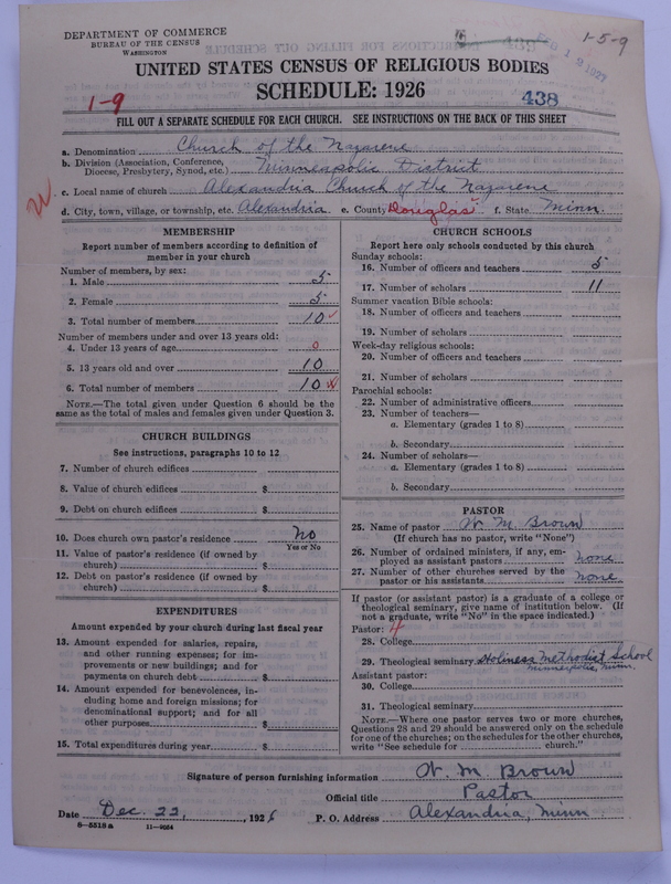 Scan of Church of the Nazarene: 438