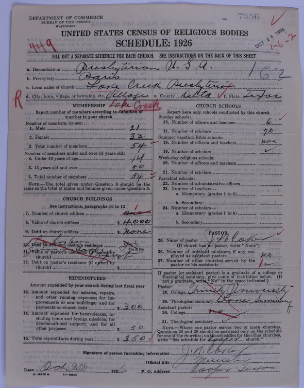 Scan of Presbyterian Church in the United States of America: 7556