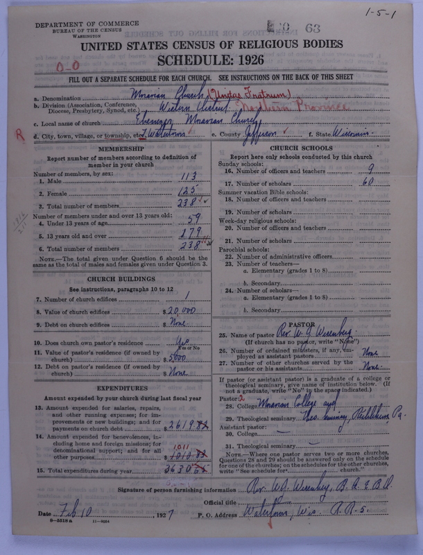 Scan of Moravian Church in America: 63