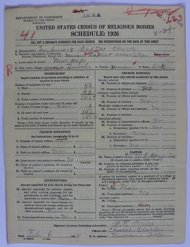 Scan of Landmark Baptist of America: 663