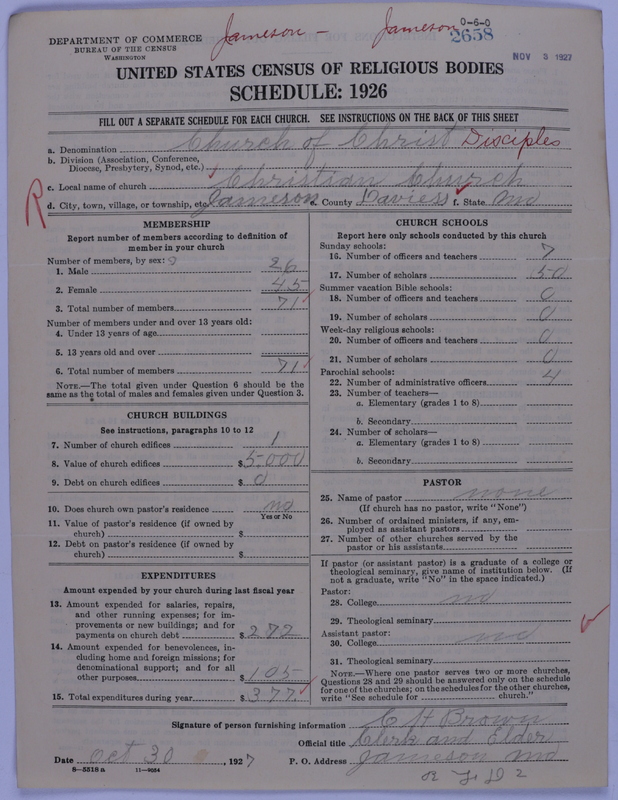 Scan of Disciples of Christ: 2658