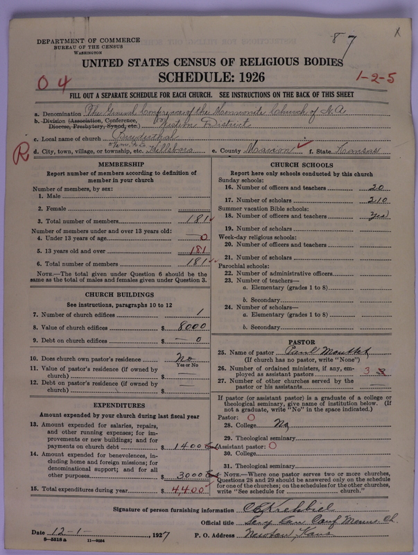Scan of General Conference of the Mennonite Church of North America: 87
