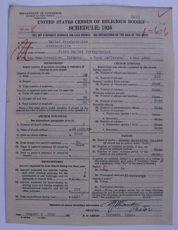 Scan of United Presbyterian Church of North America: 503