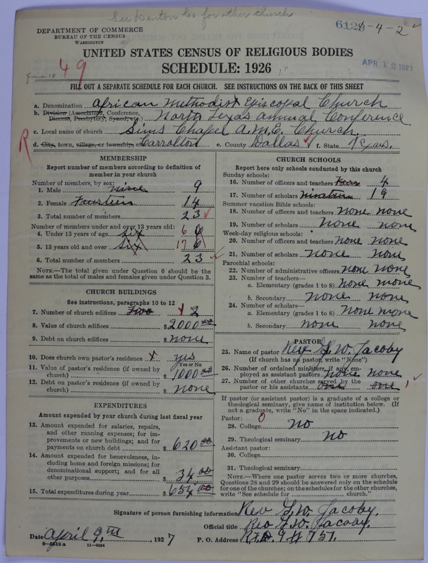 Scan of African Methodist Episcopal Church: 6129