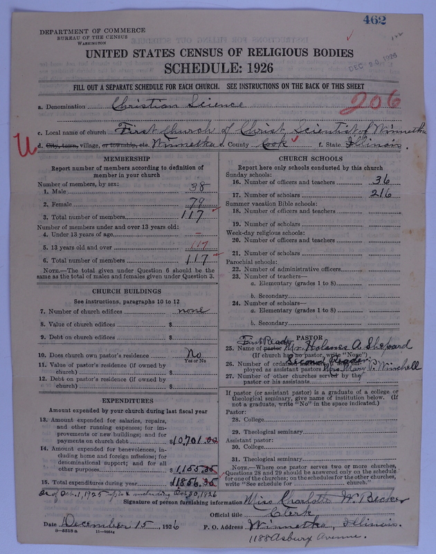 Scan of Church of Christ, Scientist: 462