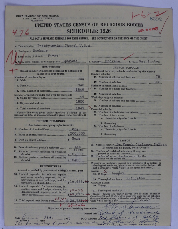 Scan of Presbyterian Church in the United States of America: 8392