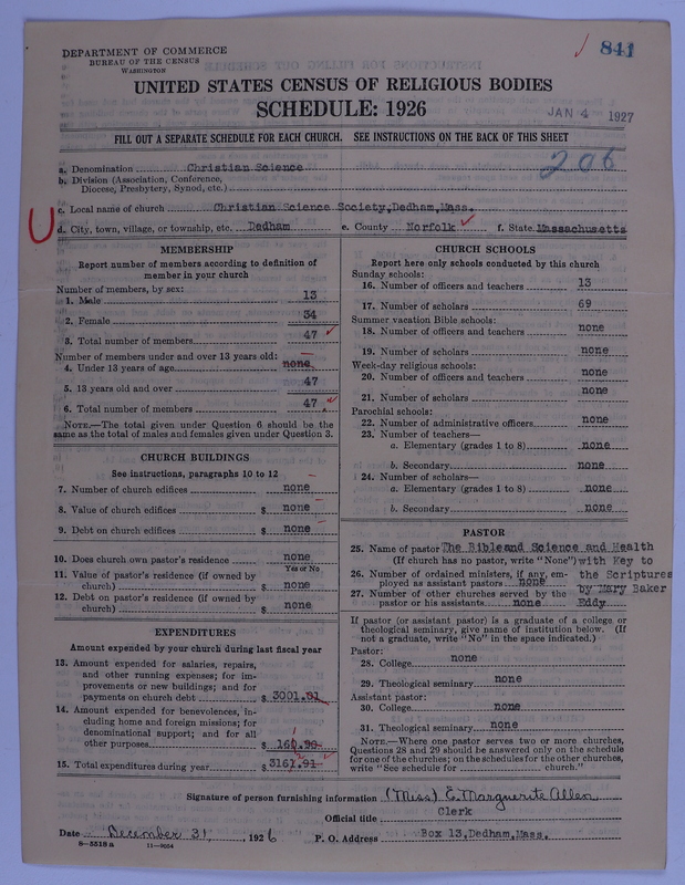 Scan of Church of Christ, Scientist: 841