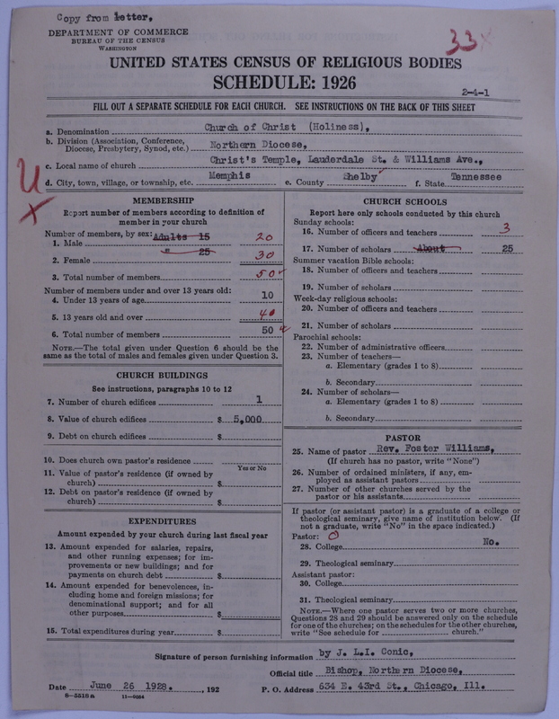 Scan of Church of Christ (Holiness) U.S.A.: 33