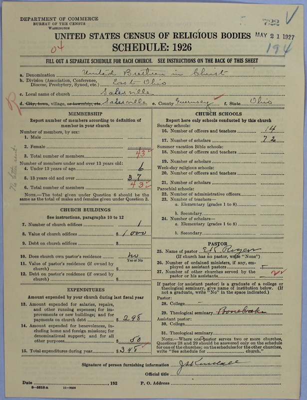 Scan of Church of the United Brethren in Christ: 722