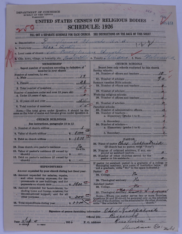 Scan of Presbyterian Church in the United States of America: 5849