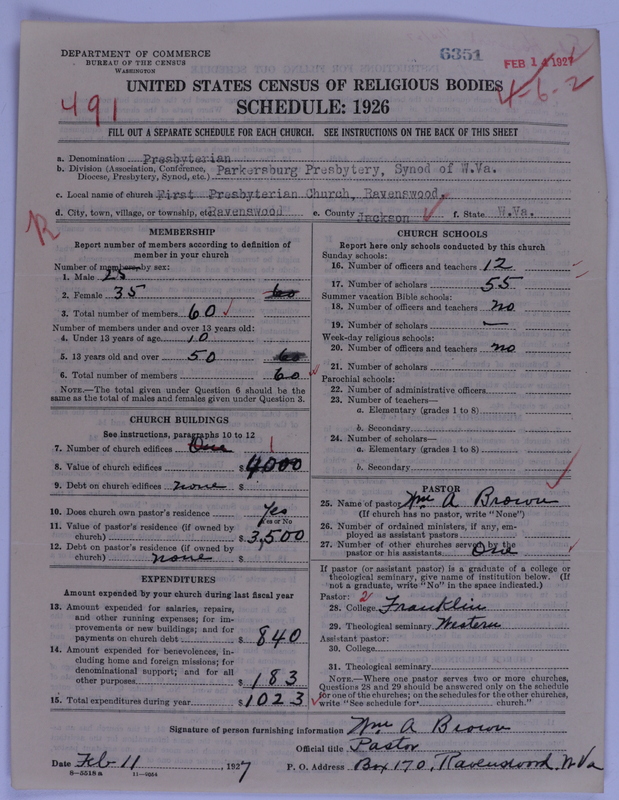 Scan of Presbyterian Church in the United States of America: 6351
