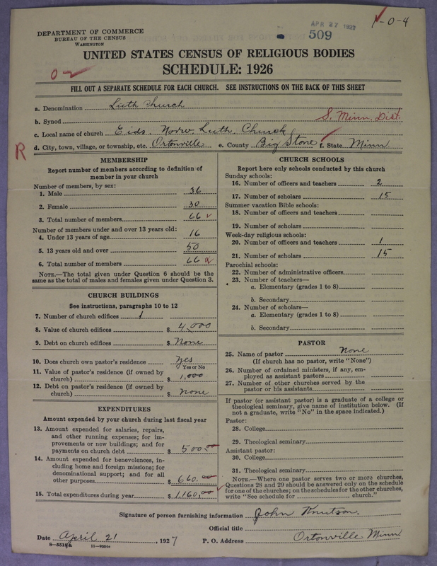 Scan of Norwegian Lutheran Church of America: 509