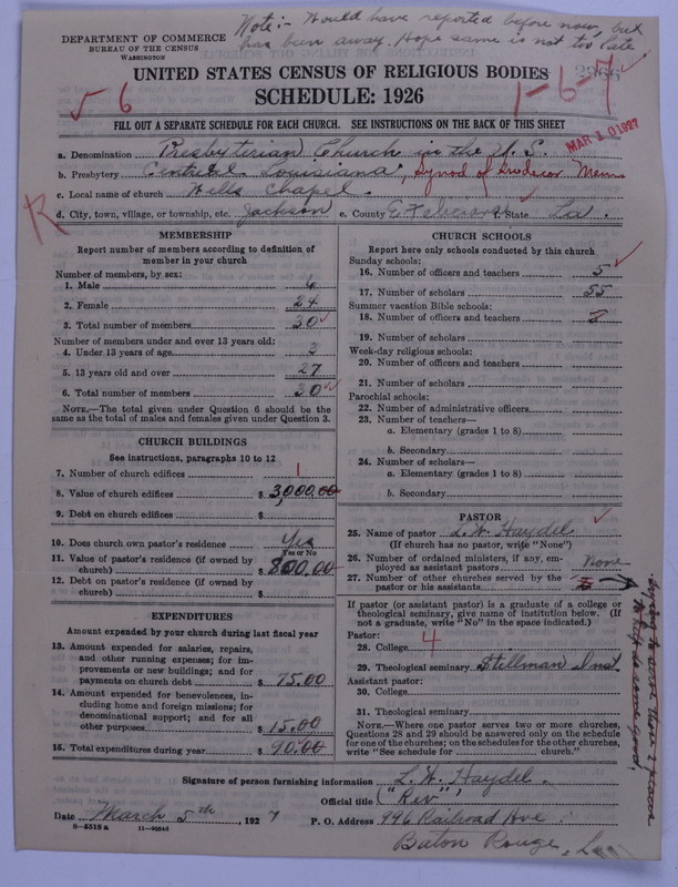 Scan of Presbyterian Church in the United States: 2966