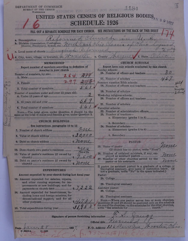 Scan of Reformed Church in the United States: 1184