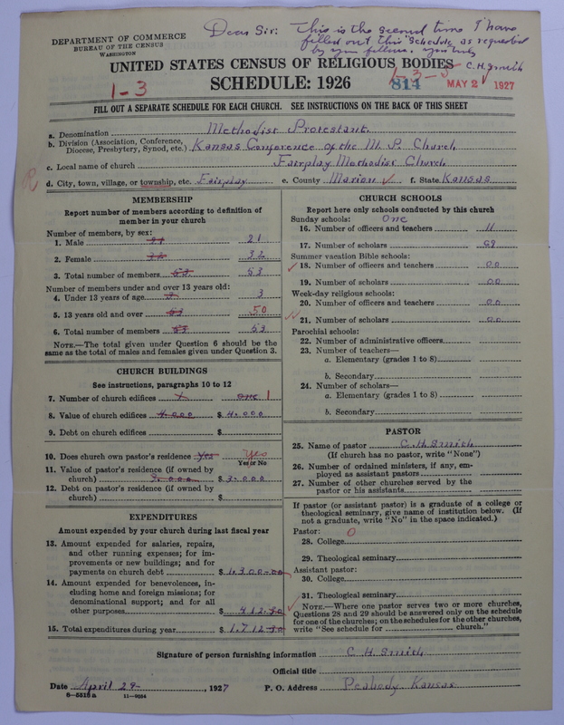 Scan of Methodist Protestant Church: 814