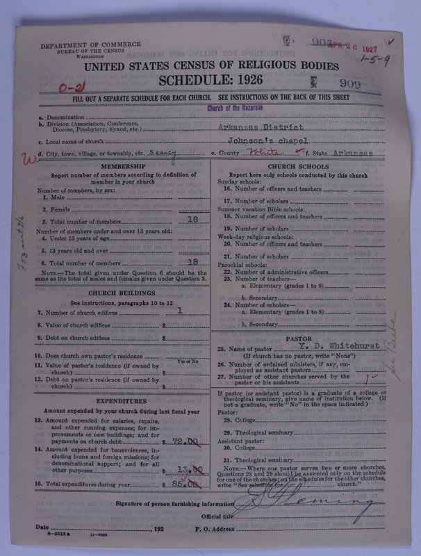 Scan of Church of the Nazarene: 909