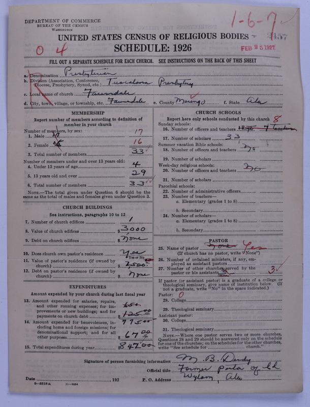 Scan of Presbyterian Church in the United States: 2457