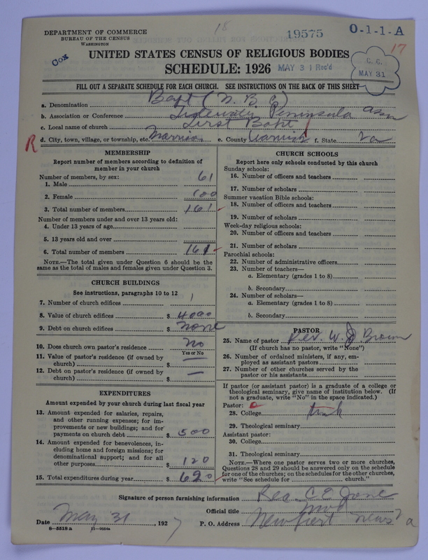 Scan of Negro Baptists: 19575