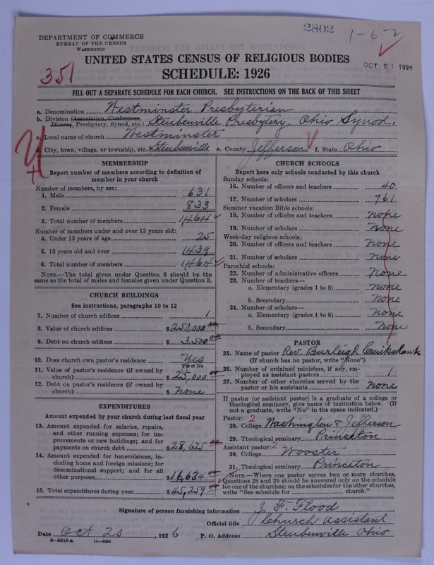 Scan of Presbyterian Church in the United States of America: 2802