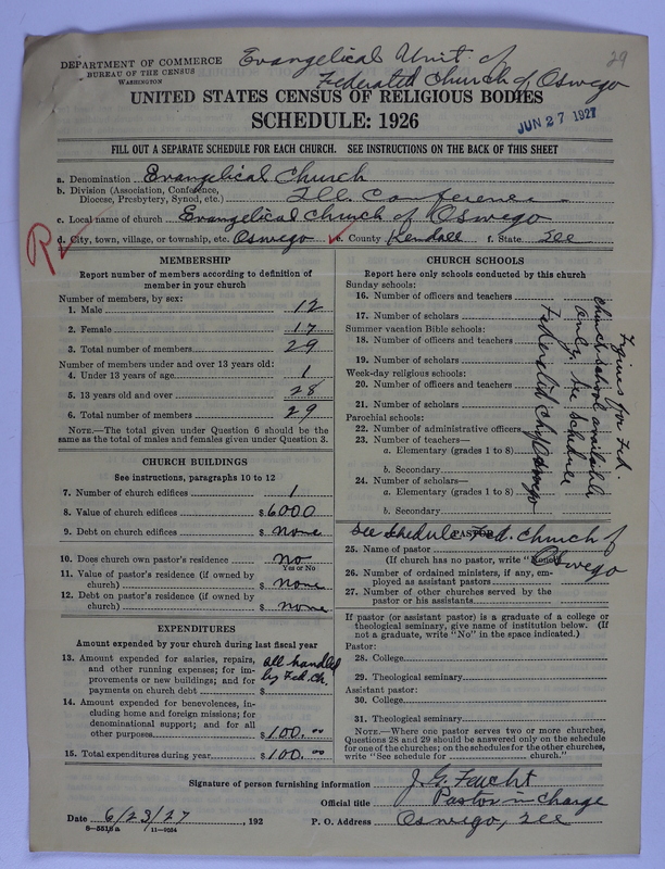 Scan of Federated Churches: 29