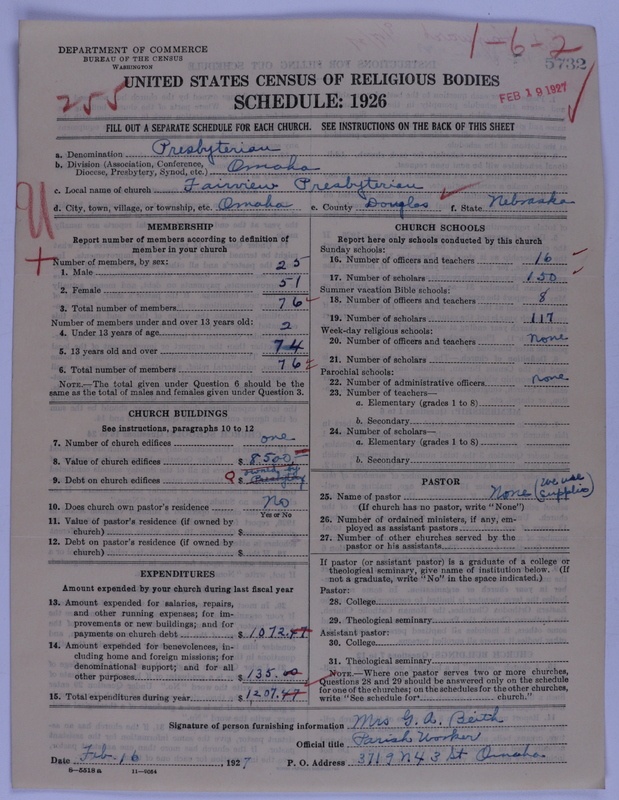 Scan of Presbyterian Church in the United States of America: 5732