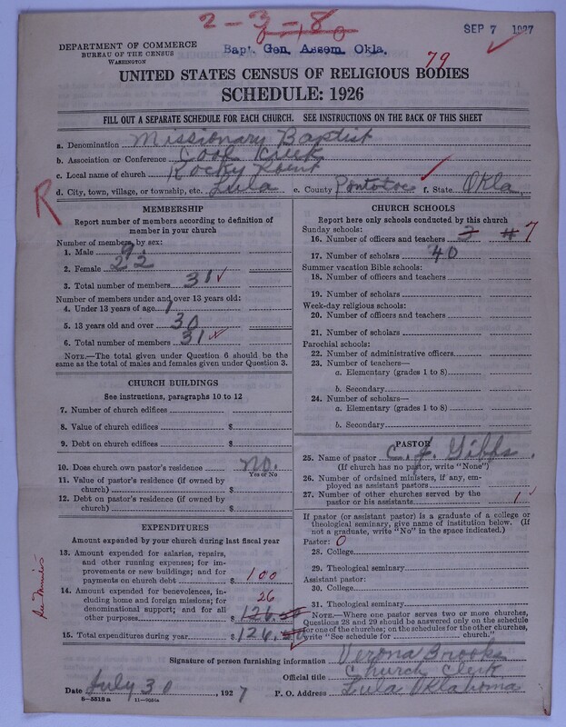Scan of Missionary Baptist General Assembly of Oklahoma: 79