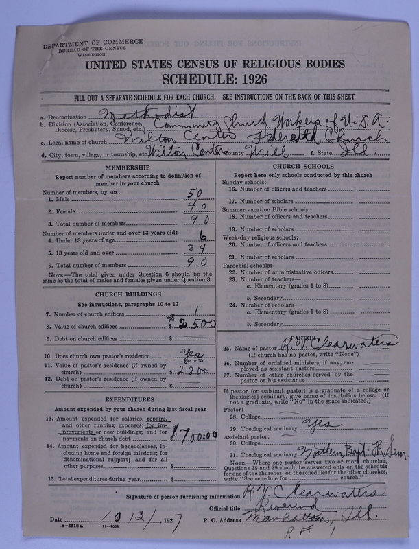 Scan of Federated Churches: 25