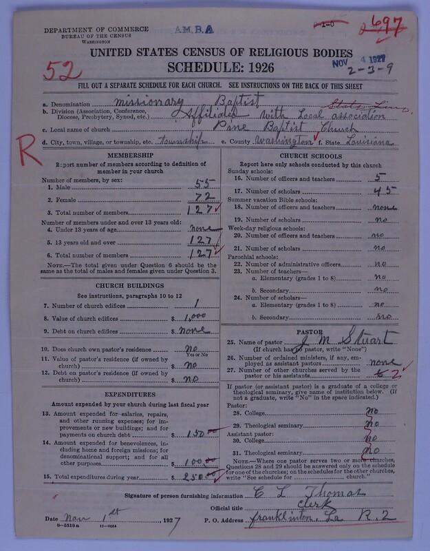 Scan of Landmark Baptist of America: 697