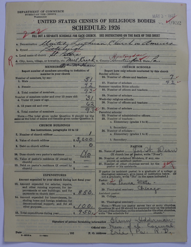 Scan of United Lutheran Church in America: 1052