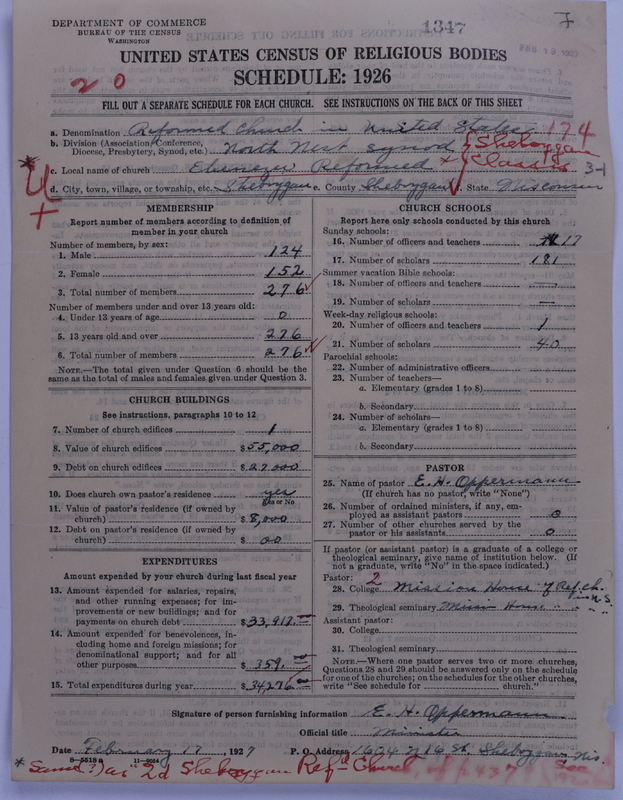 Scan of Reformed Church in the United States: 1347