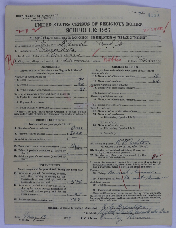 Scan of Presbyterian Church in the United States of America: 4552