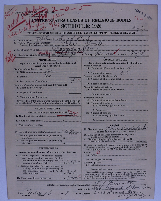 Scan of Church of God (Headquarters, Anderson, Ind.): 12a