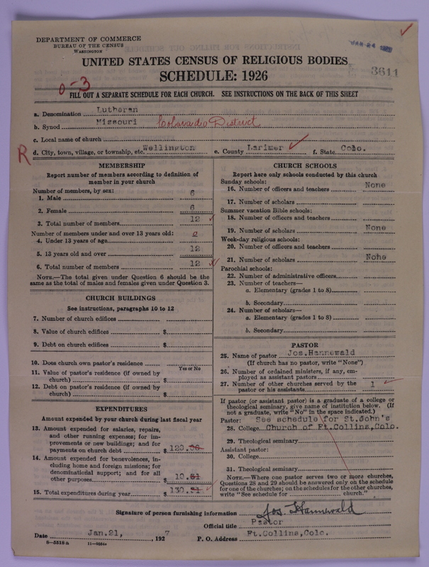 Scan of Evangelical Lutheran Synodical Conference of America: Evangelical Lutheran Synod of Missouri, Ohio, and Other States: 3611