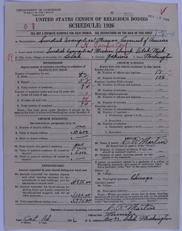 Scan of Swedish Evangelical Mission Covenant of America: 335