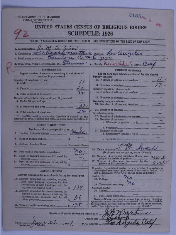 Scan of African Methodist Episcopal Zion Church: 2455