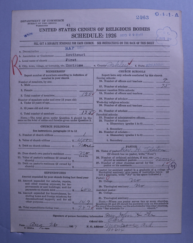 Scan of Negro Baptists: 2463