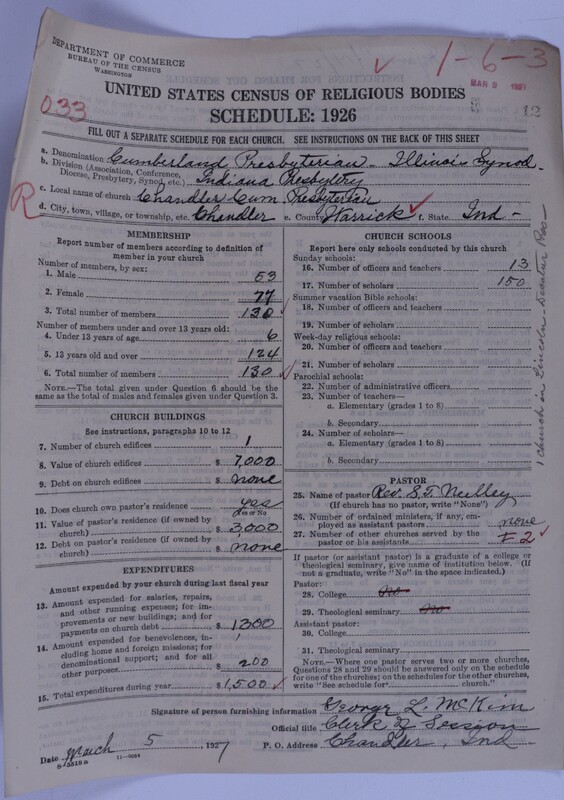 Scan of Cumberland Presbyterian Church: 12